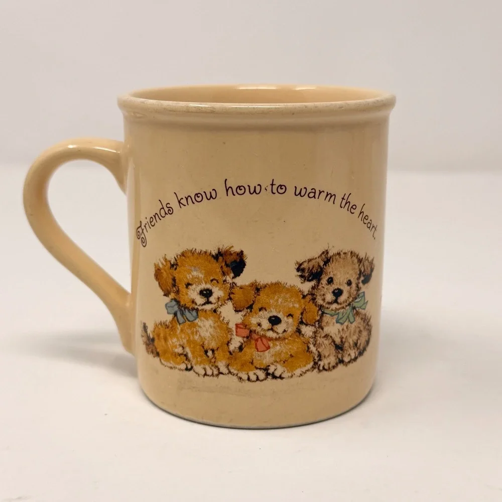 Vintage Hallmark Mugs Set‎ of 4 – Inspirational Religious Friendship – Japan